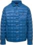 Save The Duck Nikki Lichtblauwe Gewatteerde Jas Blauw Heren - Thumbnail 1