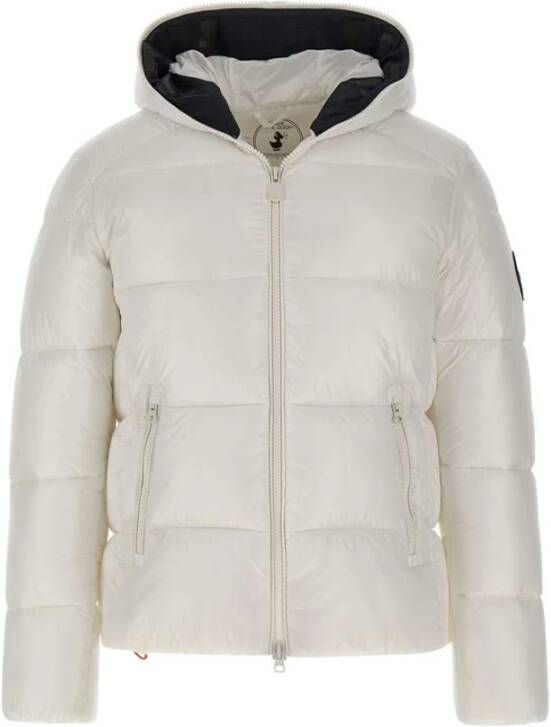 Save The Duck Witte Jassen voor Alle Seizoenen White Heren