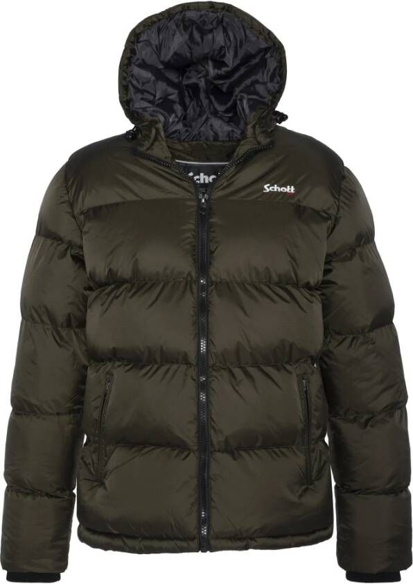 Schott NYC Jas met capuchon Schott Idah O2 Green Heren