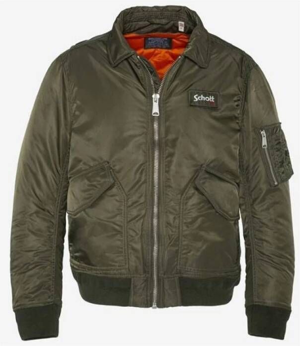 Schott Trainingsjack Afneembare badge-bomberjack