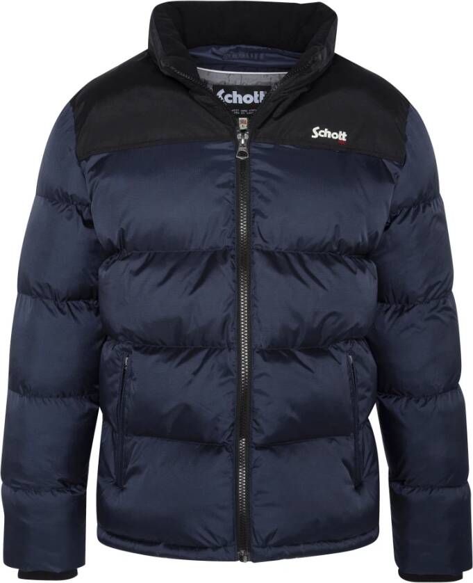 Schott NYC Jas Schott Utah Blauw Heren
