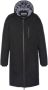 Schott NYC Lange jas met gelaste ritssluiting Schott Black Heren - Thumbnail 1