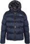 Schott NYC Ritsjack met geborduurde capuchon Schott Blauw Heren - Thumbnail 1
