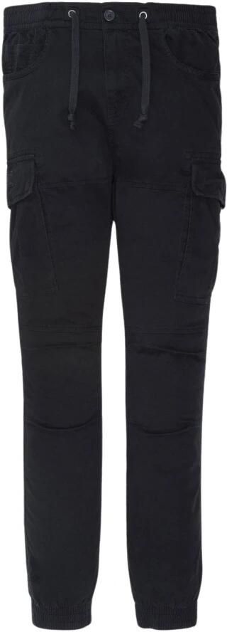 Schott NYC Cargo Stretch Multipocket Broek Black Heren