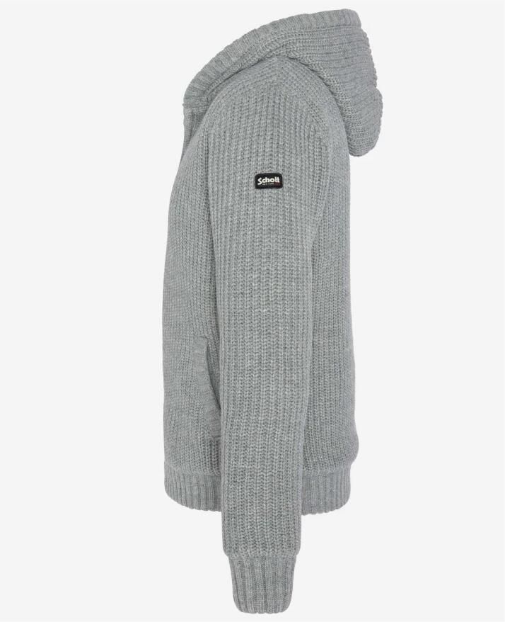 Schott NYC Ritsrits Hoodie met Capuchon Gray Heren - Foto 2