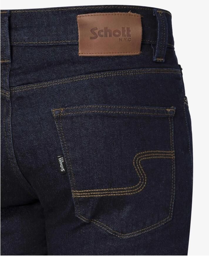 Schott NYC Slim-fit Jeans Blue Heren - Foto 3