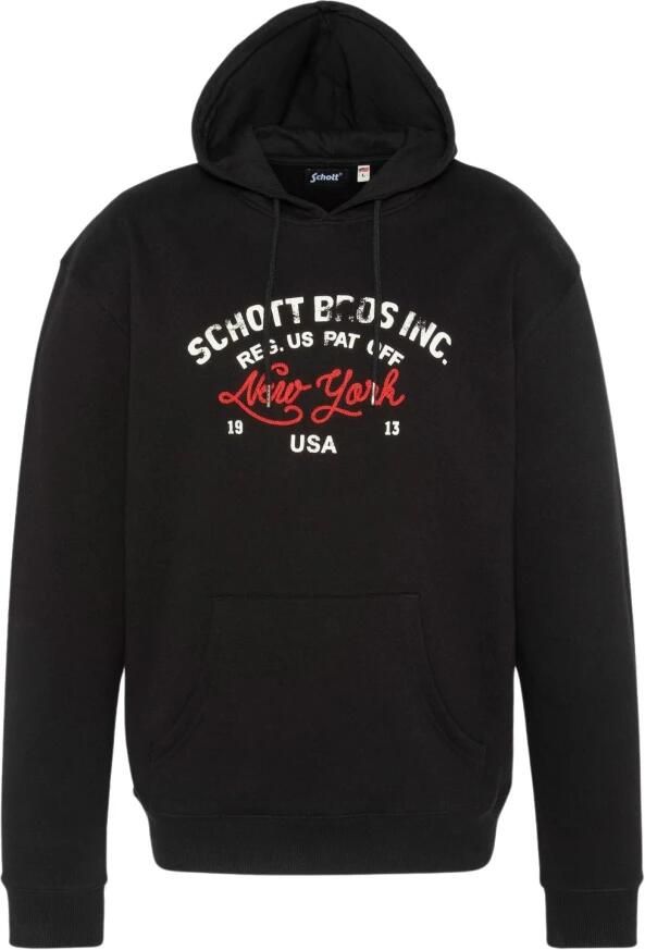 Schott NYC Spencer Hoodie Black Heren - Foto 3