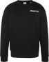 Schott NYC Zwart Logo Print Sweatshirt Black Heren - Thumbnail 1