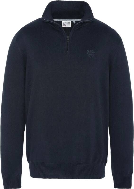 Schott NYC Sweatshirts Blauw Heren