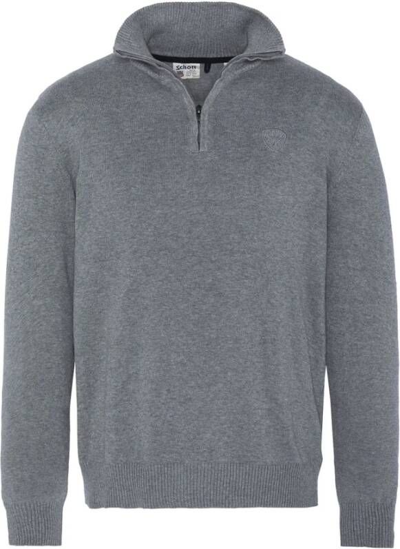 Schott NYC Sweatshirts Grijs Heren