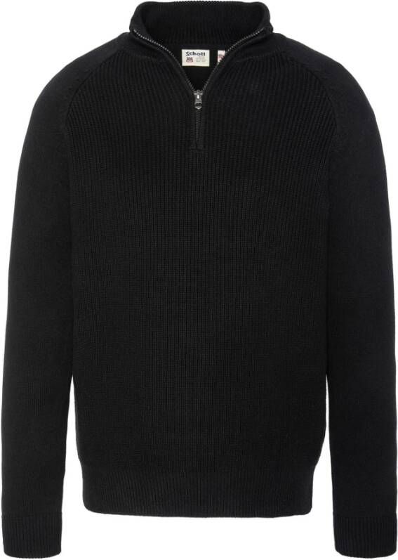 Schott NYC Sweatshirts Zwart Heren