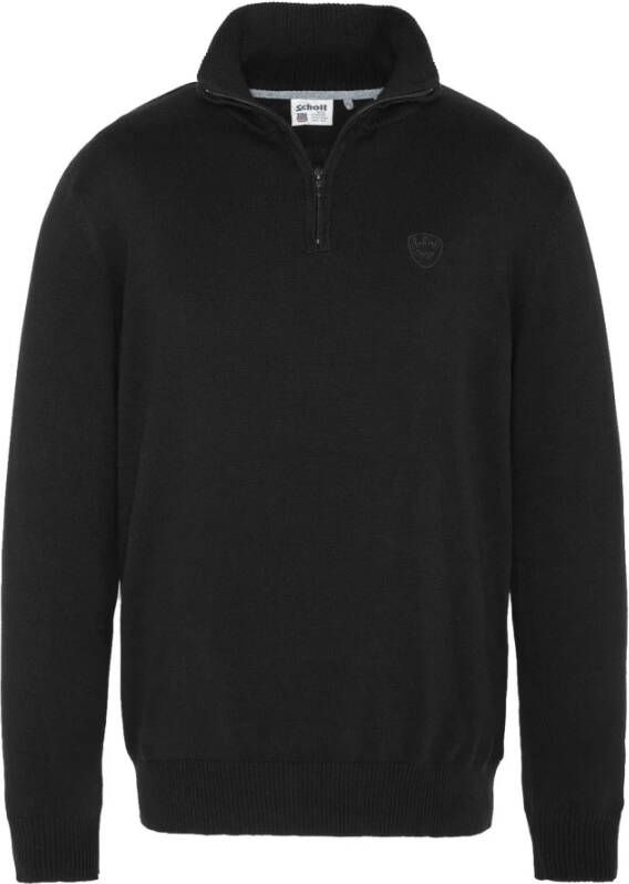 Schott NYC Sweatshirts Zwart Heren