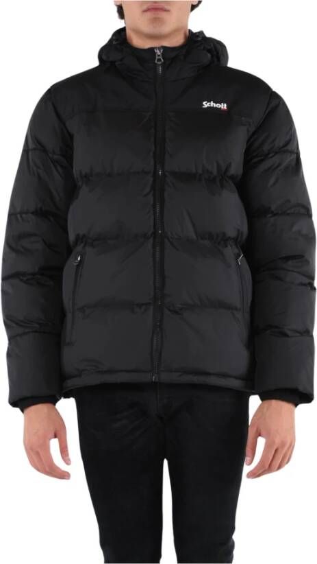 Schott NYC Gewatteerd jack met capuchon model 'Utah'