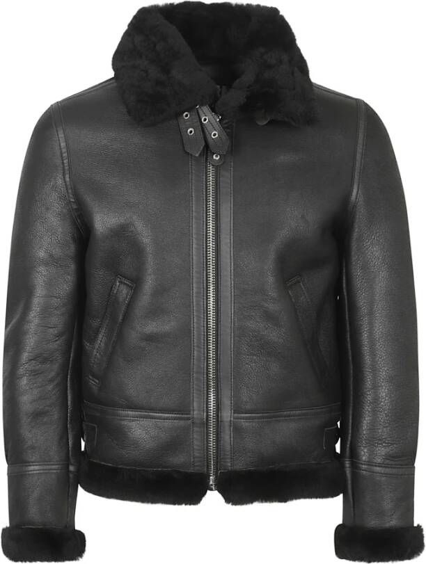 Schott NYC Zwarte Jas voor Heren Zwart Heren