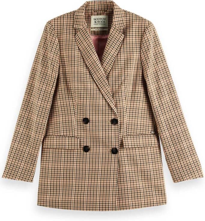 Scotch & Soda Multi Blazer Double Breasted Tailored Blazer In Yarn Dye Check - Foto 2