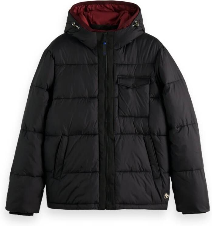 Scotch & Soda Donsjas Scotch & Soda Hooded Puffer Jacket