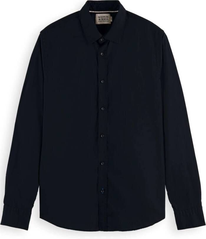 Scotch & Soda Essential solid organic co ea sli night Blauw Heren