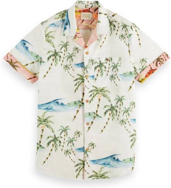 Scotch & Soda Hawaïaans Overhemd Meerkleurig Heren