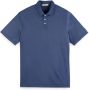 Scotch & Soda Donkerblauwe Polo Garment-dyed Jersey Polo In Organic Cotton - Thumbnail 2