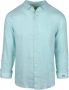 Scotch & Soda Lichtblauwe Casual Overhemd Regular Fit Garment-dyed Linen Shirt - Thumbnail 3