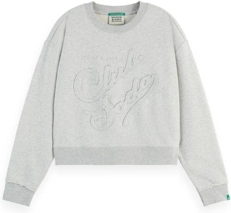 Scotch & Soda Applique Artwork Loose Sweater Dames