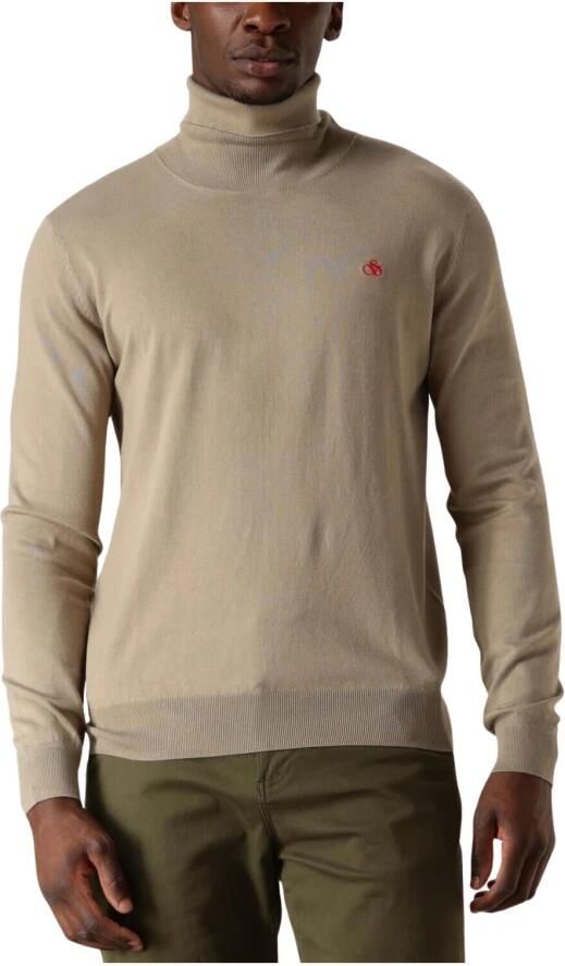SCOTCH & SODA Heren Truien & Vesten Turtleneck Viscose Sweater Beige - Foto 7