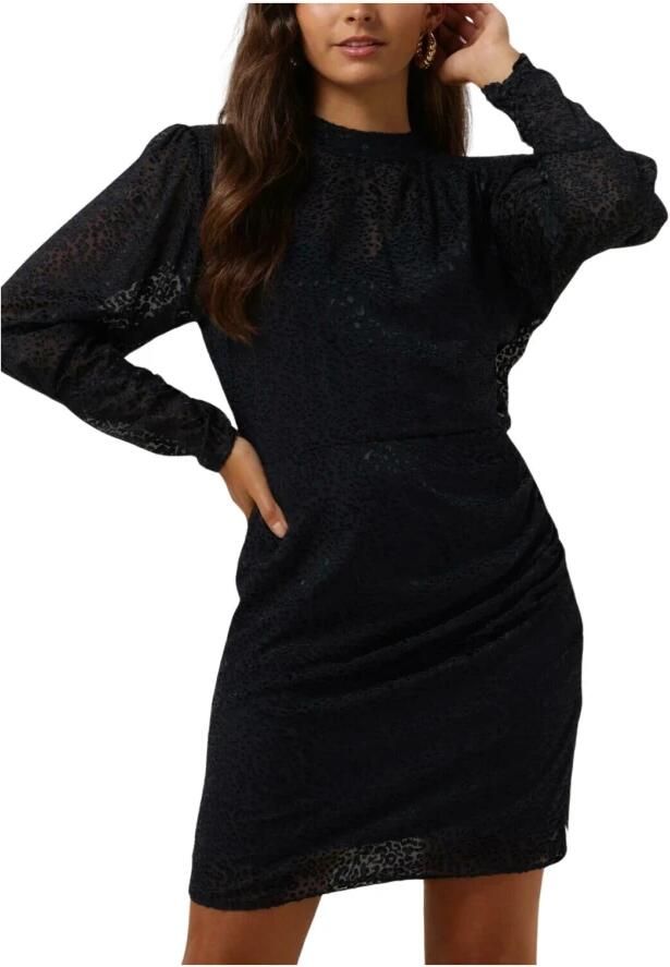 SCOTCH & SODA Dames Jurken Mock Neck Mini Dress With Open Back Detail Blauw - Foto 6