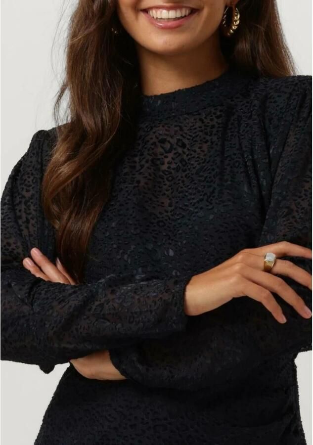 SCOTCH & SODA Dames Jurken Mock Neck Mini Dress With Open Back Detail Blauw - Foto 4