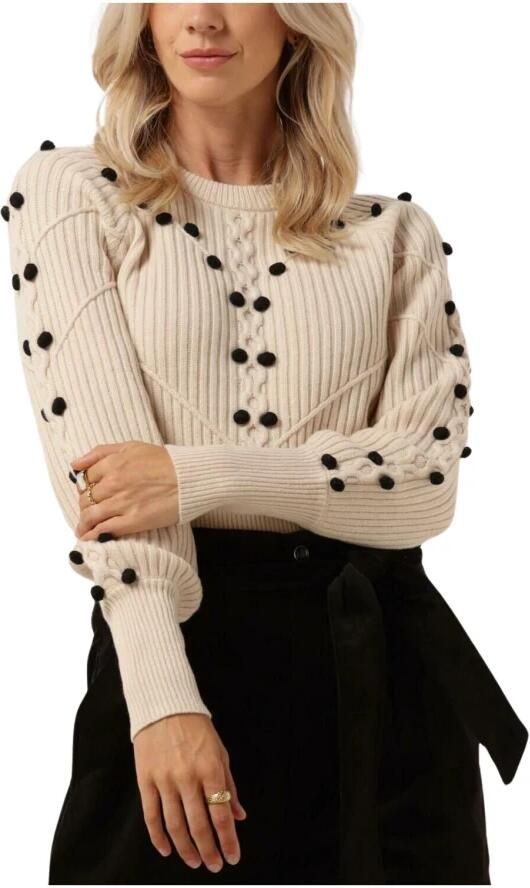 Scotch & Soda Gebroken Wit Trui Stitch And Bobble Placement Wool Blend Pullover - Foto 5