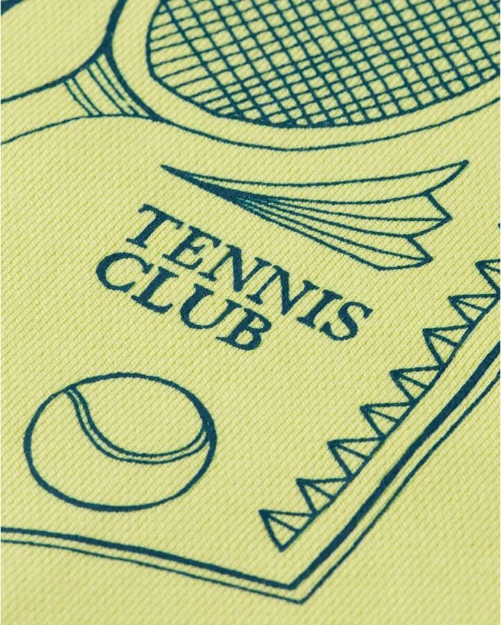 Scotch & Soda Borst Artwork Regular Sweatshirt Yellow Dames