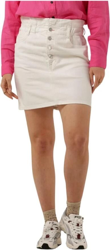 SCOTCH & SODA Dames Rokken The Break Mini Skirt Garment Dye Colours Gebroken Wit - Foto 4
