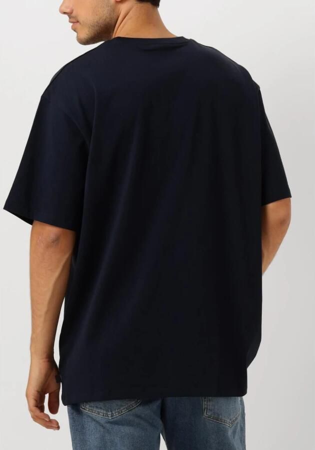 SCOTCH & SODA Heren Polo's & T-shirts 3 Crosses Loose Fit Pocket T-shirt Donkerblauw - Foto 2