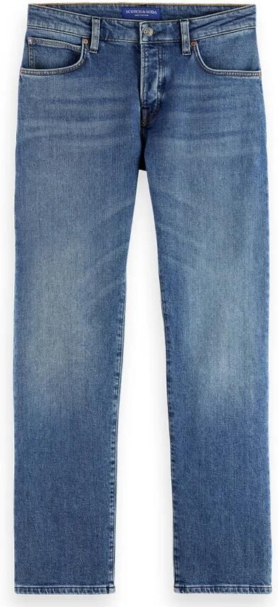 SCOTCH & SODA Heren Jeans Core The Zee Straight Fit Jeans Blauw - Foto 9