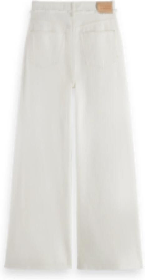 Scotch & Soda Faded White Wide Leg Jeans White Dames - Foto 5