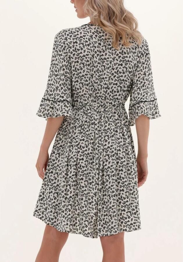 SCOTCH & SODA Dames Jurken T-shirt Shape Dress With Flounce Sleeves Multi - Foto 6