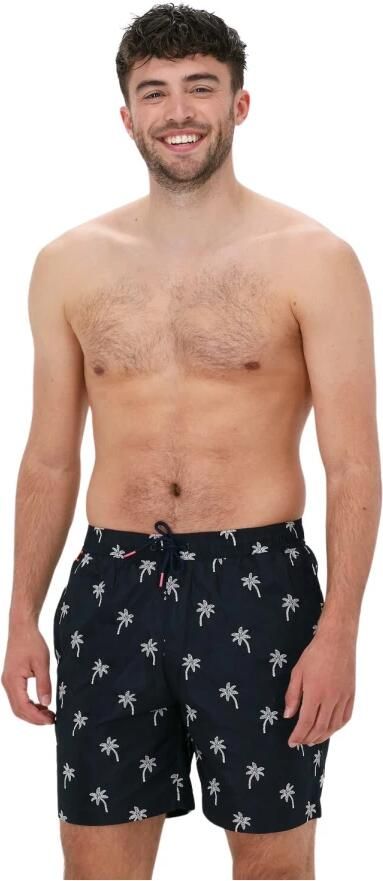 SCOTCH & SODA Heren Zwembroeken Recycled Polyester Embroidered Swimshort Blauw - Foto 4