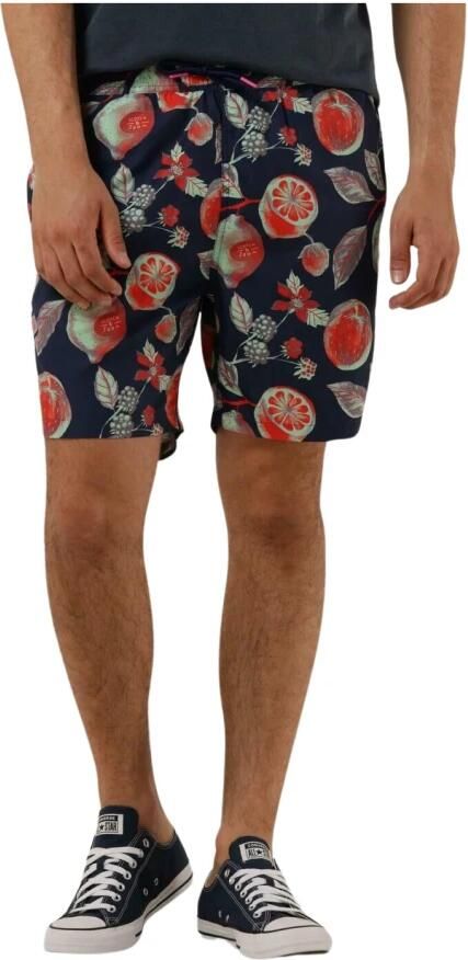 SCOTCH & SODA Heren Zwembroeken Mid Length Printed Swimshort Multi - Foto 3