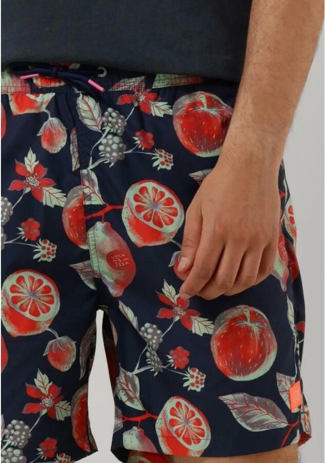 SCOTCH & SODA Heren Zwembroeken Mid Length Printed Swimshort Multi