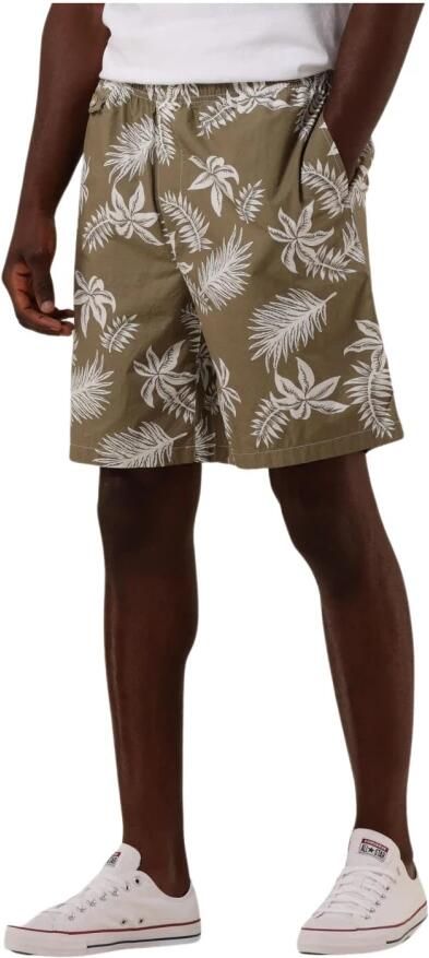 SCOTCH & SODA Heren Broeken Seasonal Relaxed Straight Printed Poplin Bermuda Khaki - Foto 10