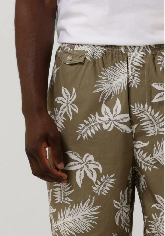 SCOTCH & SODA Heren Broeken Seasonal Relaxed Straight Printed Poplin Bermuda Khaki - Foto 6