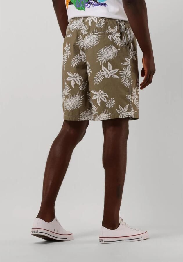 SCOTCH & SODA Heren Broeken Seasonal Relaxed Straight Printed Poplin Bermuda Khaki - Foto 6