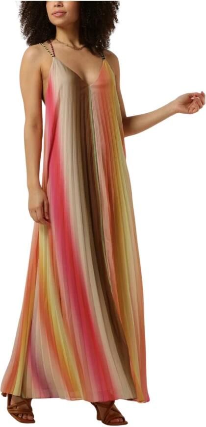 SCOTCH & SODA Dames Jurken Pleated Tank Top Maxi Dress Multi - Foto 2