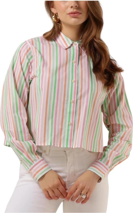 SCOTCH & SODA Dames Blouses Multi Striped Boxy Fit Shirt Multi - Foto 3
