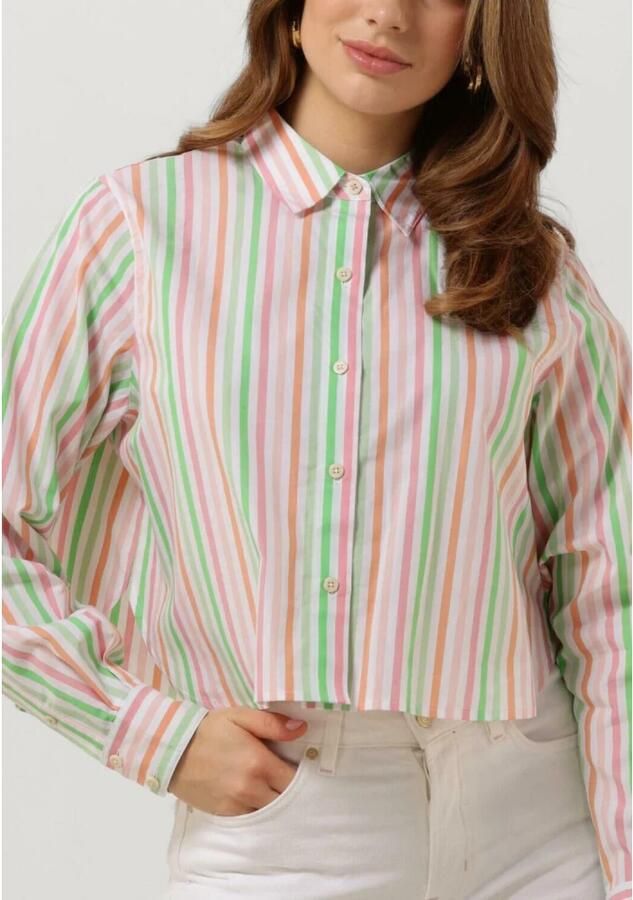 SCOTCH & SODA Dames Blouses Multi Striped Boxy Fit Shirt Multi