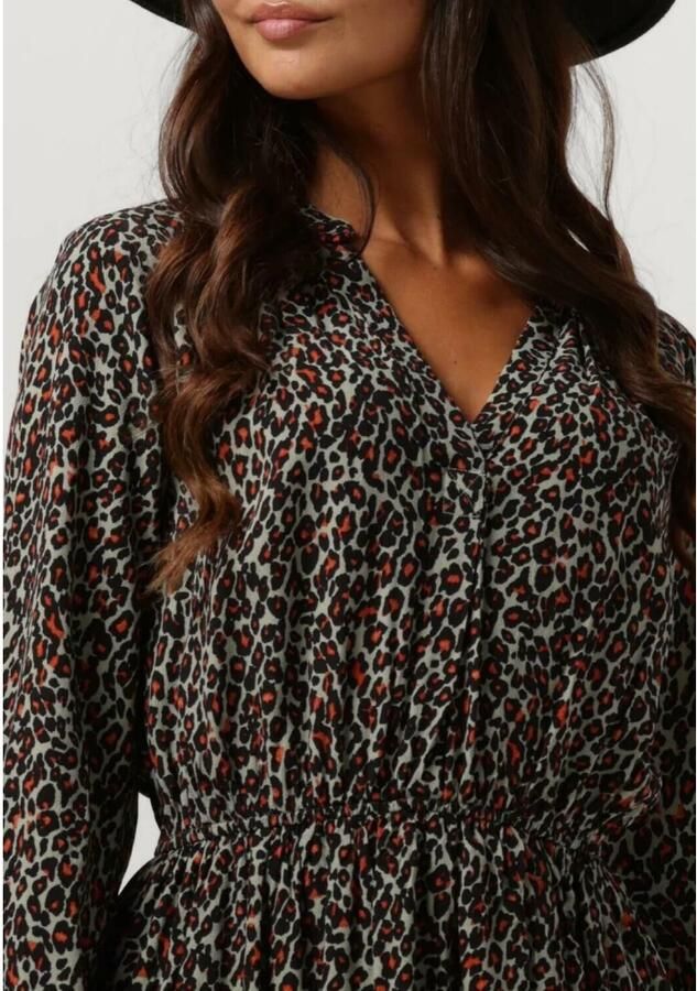 SCOTCH & SODA Dames Jurken Elasticated Waist Mini Dress Groen