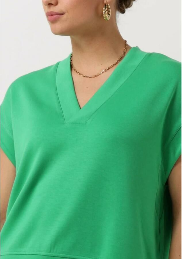 SCOTCH & SODA Dames Truien & Vesten V-neck Sleeveless Modal Sweatshirt Groen - Foto 2