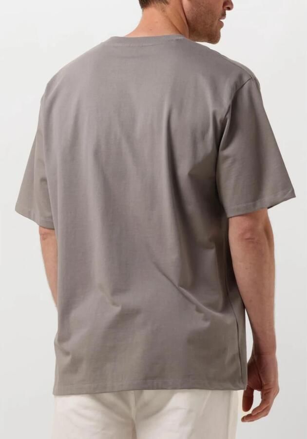 SCOTCH & SODA Heren Polo's & T-shirts 3 Crosses Loose Fit Chest Pocket T-shirt Grijs - Foto 2