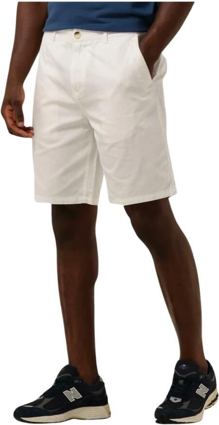 SCOTCH & SODA Heren Broeken Stuart Garment-dyed Cotton-blend Twill Short Gebroken Wit - Foto 5