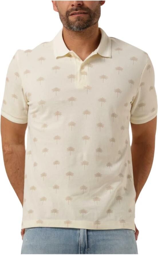 SCOTCH & SODA Heren Polo's & T-shirts Mini Aop Polo Gebroken Wit - Foto 3