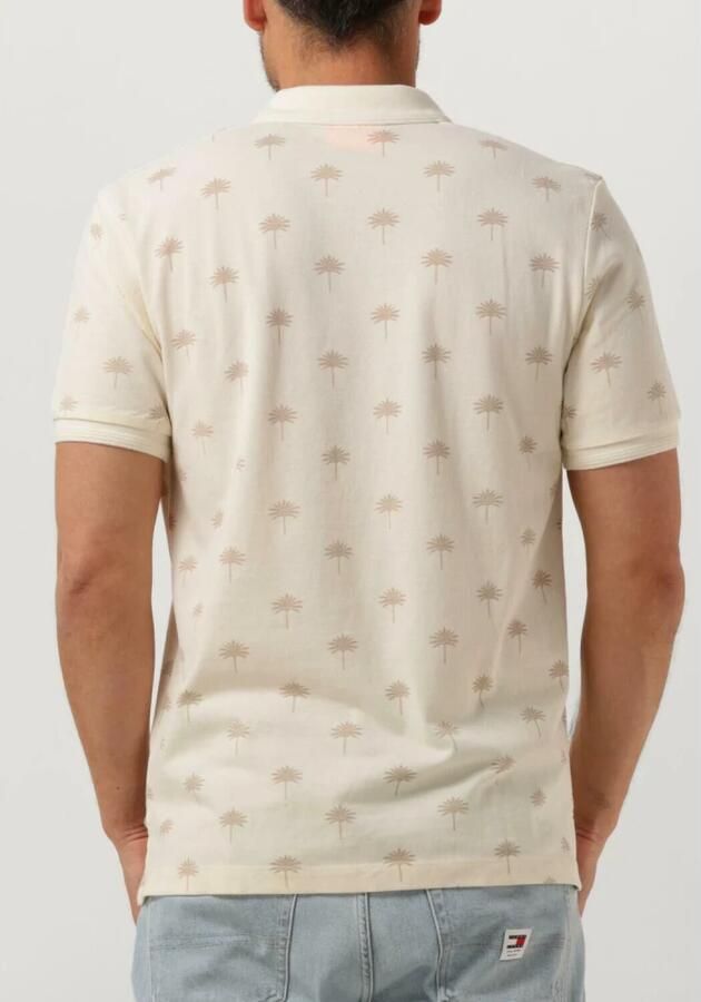 SCOTCH & SODA Heren Polo's & T-shirts Mini Aop Polo Gebroken Wit - Foto 2